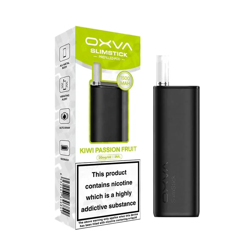 OXVA Slimstick Black - Kiwi Passion Fruit Prefilled Pod Kit