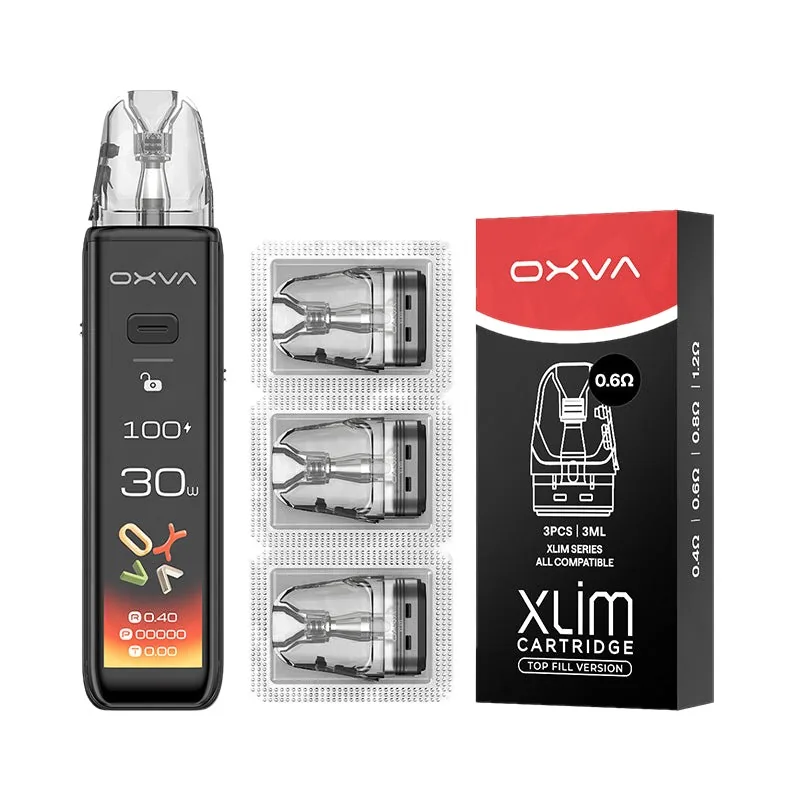 OXVA XLIM 3 Ultra Midnight Black + Pods Bundle