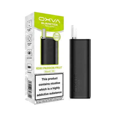 OXVA Slimstick Black - Kiwi Passion Fruit Prefilled Pod Kit