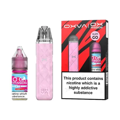 OXVA XLIM Go OX Blue Razz Gummy Pink Pod Kit